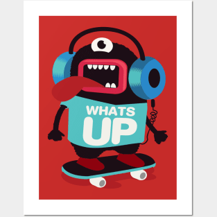 Crazy Skateboarder Posters and Art